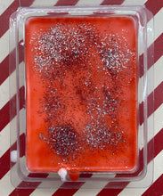 Load image into Gallery viewer, Swirly Candy Cane Soy Wax Scented Clamshell Melt