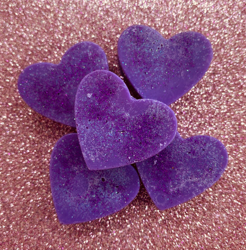 Lavender Vetiver Soy Wax Melt Hearts